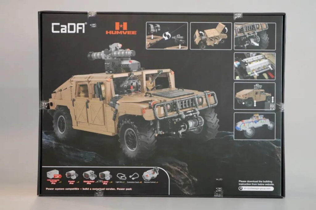 CaDA technology building block car1：8 HUMVEE military (3)