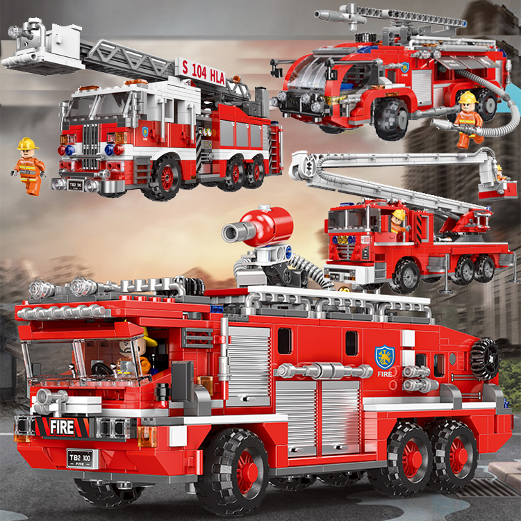 XINGBAO-03028~03031 Four-piece fire truck set-2020