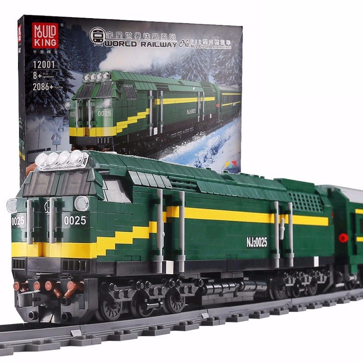 Mould King-12001 NJ2 diesel locomotive-2020