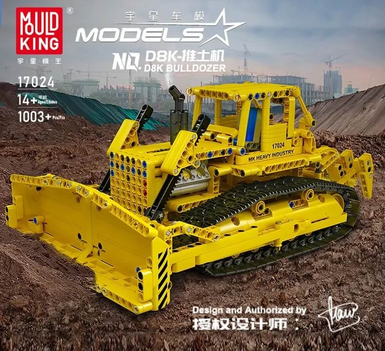 Mould King 17024 D8K-Bulldozer