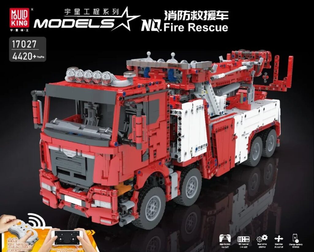 Mould King 17027 Fire rescue