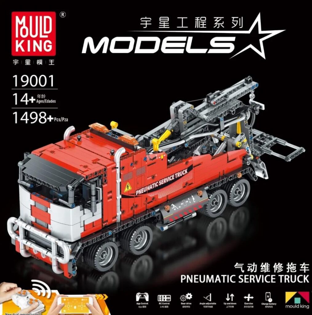 Mould King 19001 Pneumatic service truck